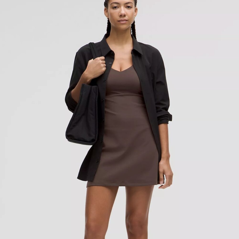 lululemon athletica Brown Midi Dress